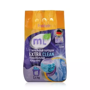 Универсальный стиральный порошок концентрат Meine Liebe Extra Clean 2,4кг