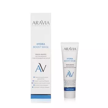 Увлажняющая маска - филлер для лица Aravia Laboratories Hydra Boost с гиалуроновой кислотой 100мл