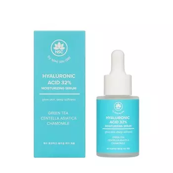 Увлажняющая сыворотка для лица с гиалуроновой кислотой NSC Hyaluronic Acid 32% Moisturizing Serum 30мл