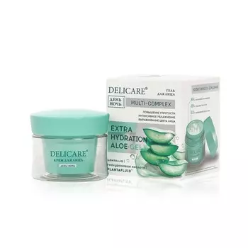 Увлажняющий гиалуроновый гель для лица Delicare Extra Hydration Aloe-gel 50мл