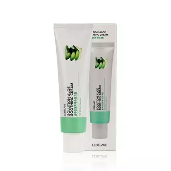 Увлажняющий и успокаивающий крем для лица Lebelage " Solution Aloe Soothing cream " с экстрактом алоэ вера 50мл