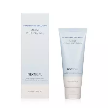 Увлажняющий отшелушивающий пилинг - гель для лица Nextbeau Hyaluronic Solution " Moist Peeling Gel " с гиалуроновой кислотой 100мл