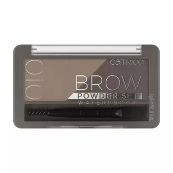 Водостойкая пудра для бровей в наборе Catrice Brow Powder Set waterproof 010 4г