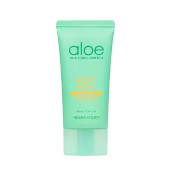 Водостойкий солнцезащитный крем для лица и тела Holika Holika Aloe SPF 50+ 70мл