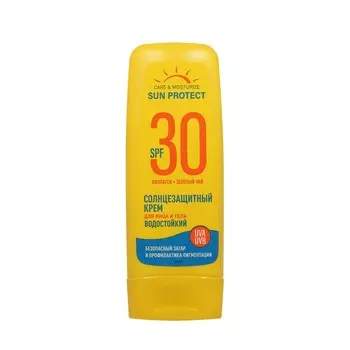 Водостойкий солнцезащитный крем для лица и тела Sun Protect by Sensicare SPF 30 140мл