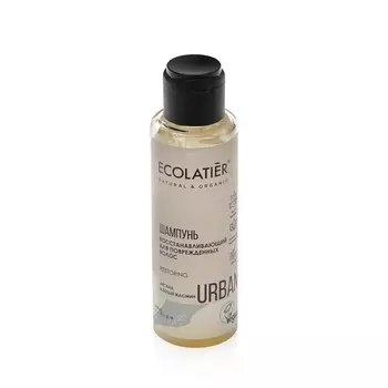 Восстанавливающий шампунь для поврежденных волос Ecolatier Urban " аргана & Белый Жасмин " 100мл