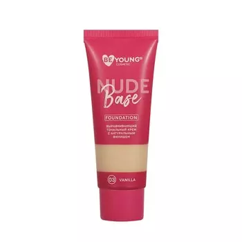 Выравнивающий тональный крем для лица BeYoung Nude Base 03 33мл
