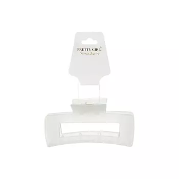 Заколка - краб для волос Pretty Girl Геометрия Soft-touch Прозрачный