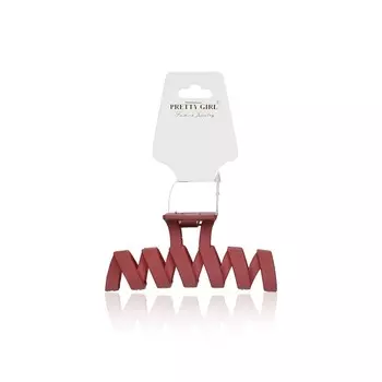 Заколка - краб для волос Pretty Girl Зигзаг Soft-touch