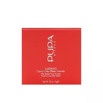 Запеченная пудра для лица с атласным финишем Pupa Luminys Silky Baked Face Powder 01 9г