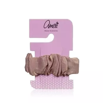 Зажим для волос Ameli блестящий текстиль