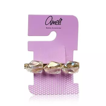 Зажим для волос Ameli три бусины