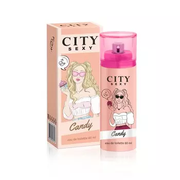 Женская туалетная вода City Sexy " Candy " 60мл