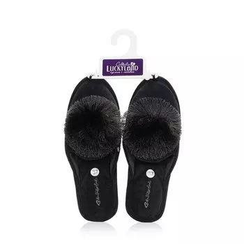 Женские домашние тапочки Lucky Land шарик р.36-37 в ассортименте