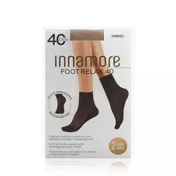 Женские капроновые носки Innamore Foot Relax 40den Daino 2 пары