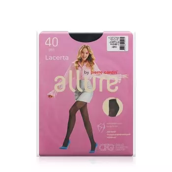 Женские колготки Allure Lacerta 40den Nero 2 размер