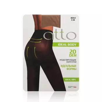 Женские колготки Atto Ideal Body Hips 20den , Miele , 3 размер