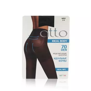 Женские колготки Atto Ideal Body Hips 70den Nero 2 размер