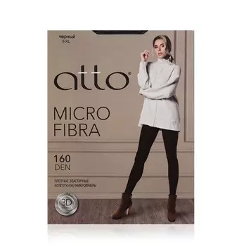 Женские колготки Atto Microfibra 160den Черный 5 размер