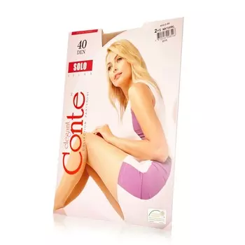 Женские колготки Conte Solo 40den Natural 2 размер
