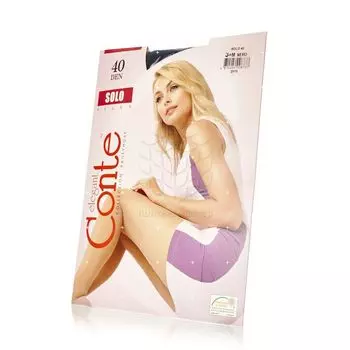 Женские колготки Conte Solo 40den Nero 3 размер