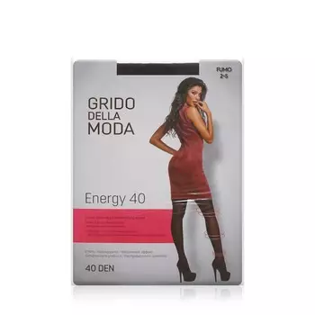 Женские колготки Grido della Moda Energy 40den fumo 2 размер