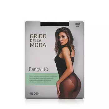 Женские колготки Grido della Moda Fancy 40den Nero 5 размер