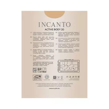 Женские колготки INCANTO Active Body 20den Melon 4 размер