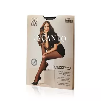 Женские колготки INCANTO Poudre 20den Nero 5 размер