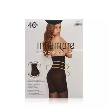 Женские колготки Innamore Body Corsage 40den Nero 4 размер