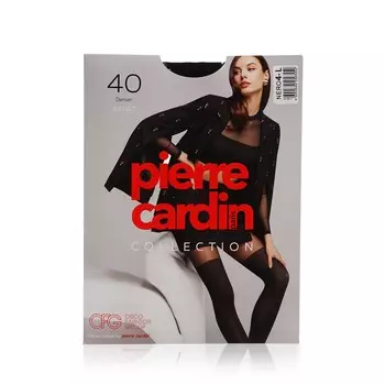 Женские колготки с рисунком Pierre Cardin Appat 40den Nero 4 размер