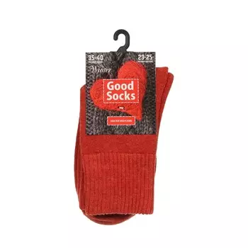 Женские махровые носки Good Socks Winter Красный р.35-40