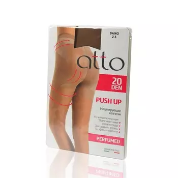 Женские моделирующие колготки Atto Push Up 20den Daino 2 размер