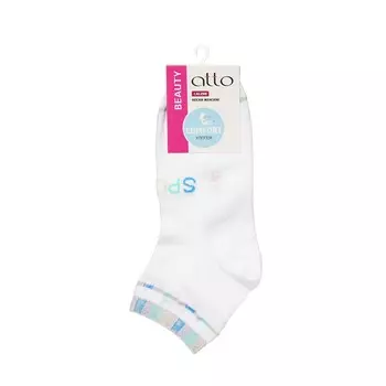 Женские носки Atto трикотажные C1478 , белые , р.23-25