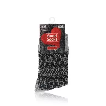 Женские носки Good Socks AW 19/7, WAT8126-12 " Скандинавия " с шерстью