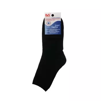 Женские носки Красная ветка с компрессионной резинкой C957 черные р.23-25