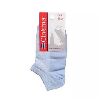 Женские носки Opium Cinema УК1-3ЛКС " Сетка " однотонные , Голубой , р.25