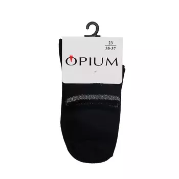Женские носки с люрексом Opium 4WM-5 , Черный , р.23