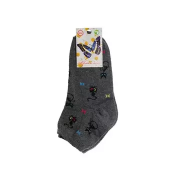 Женские носки с рисунком Ромашка " Котики " р.36-40