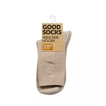 Женские однотонные носки Good Socks WHW22582-69 Бежевый р.35-39