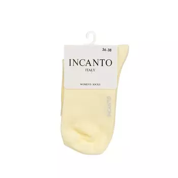 Женские однотонные носки INCANTO IBD733003 Giallo Chiaro р.36-38