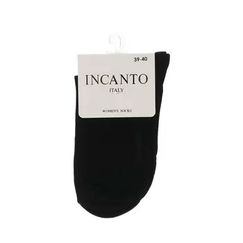Женские однотонные носки INCANTO IBD733003 Nero р.39-40
