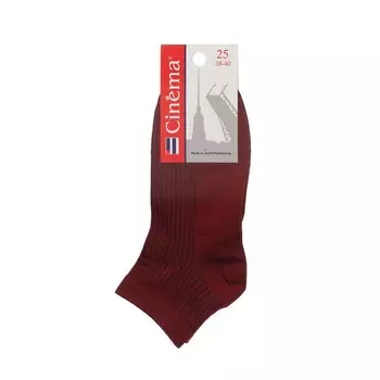 Женские однотонные носки Opium Cinema " Лапша " Бордо р.25