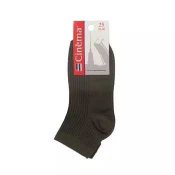 Женские однотонные носки Opium Cinema " Лапша " Хаки р.25