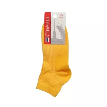 Женские однотонные носки Opium Cinema " Лапша " Желтый р.25