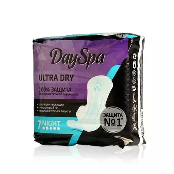 Женские прокладки Day Spa Ultra Dry Night 7шт