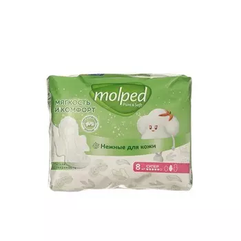 Женские прокладки Molped Pure&Soft Cупер 8шт
