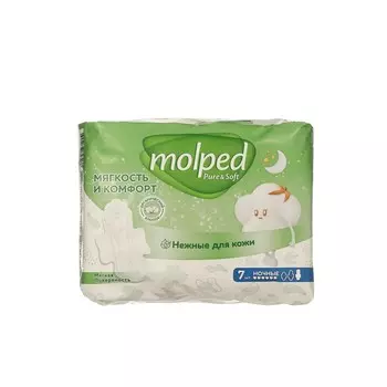 Женские прокладки Molped Pure&Soft Ночные 7шт