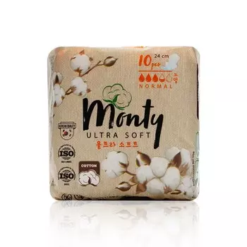 Женские прокладки Monty Ultra Soft normal plus , 10шт