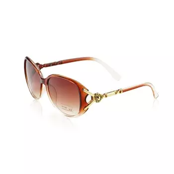 Женские солнечные очки Ameli Стрекоза коричневый градиент